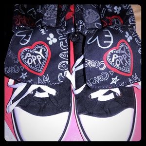 *Rare* Coach Poppy fold over sneakers